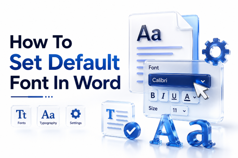 How to Set Default Font in Word for Every New Document